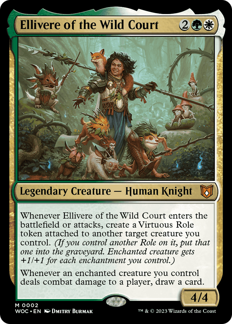 Ellivere of the Wild Court [Wilds of Eldraine Commander] | Shuffle n Cut Hobbies & Games