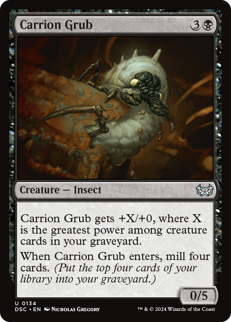 Carrion Grub [Duskmourn: House of Horror Commander] | Shuffle n Cut Hobbies & Games