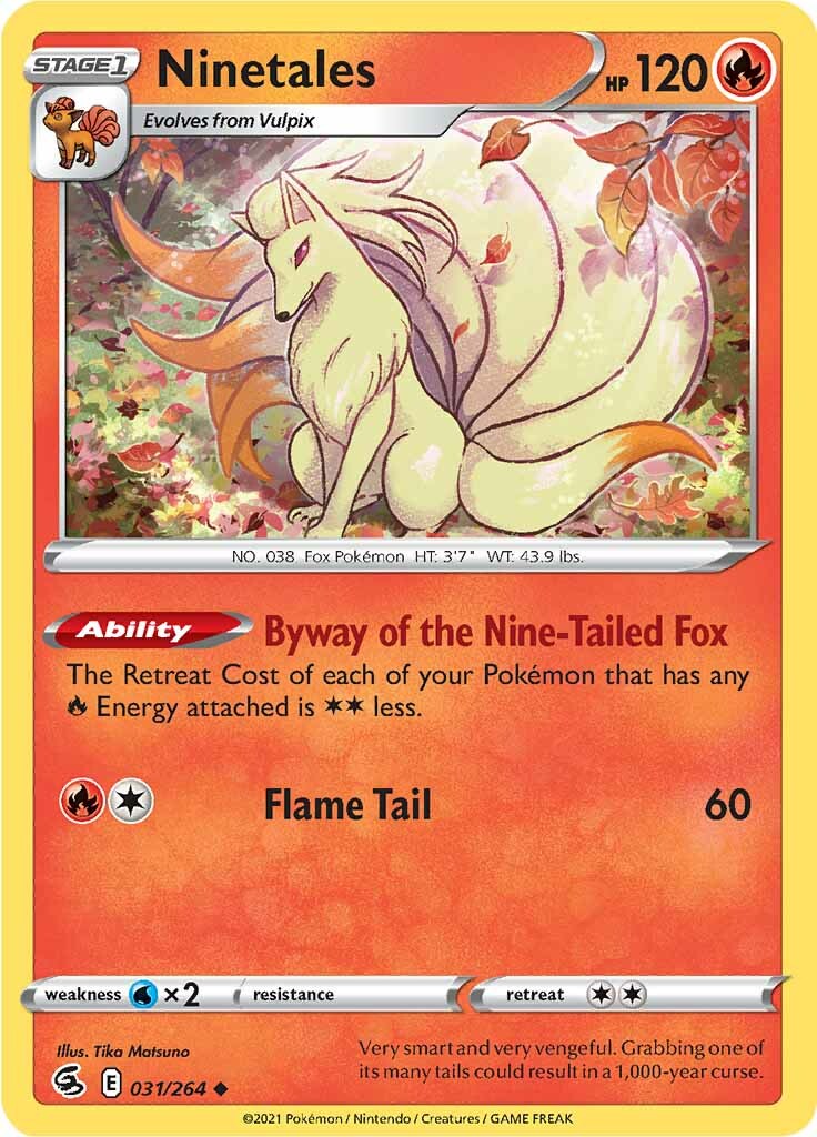 Ninetales (031/264) [Sword & Shield: Fusion Strike] | Shuffle n Cut Hobbies & Games