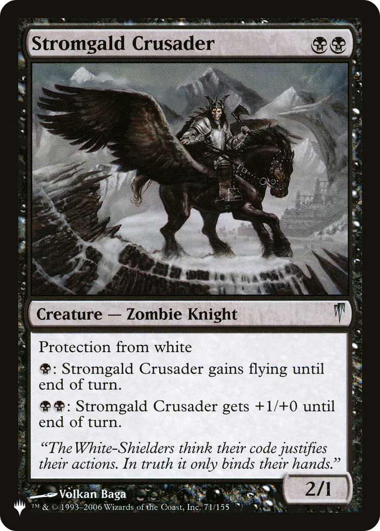 Stromgald Crusader [The List] | Shuffle n Cut Hobbies & Games