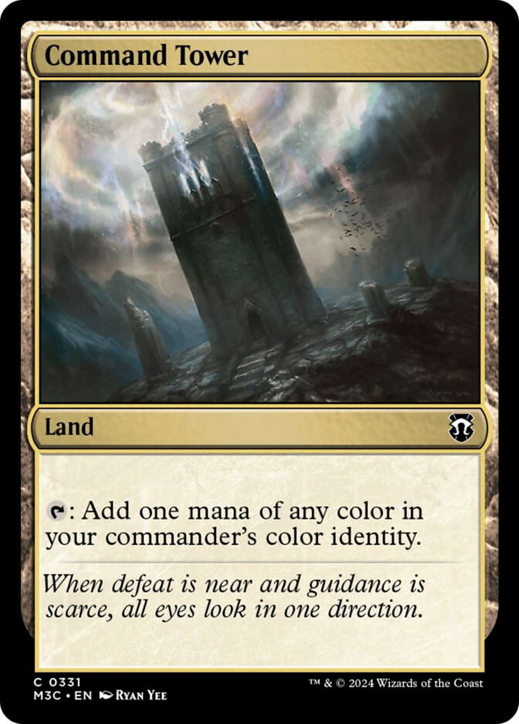 Command Tower (Ripple Foil) [Modern Horizons 3 Commander] | Shuffle n Cut Hobbies & Games