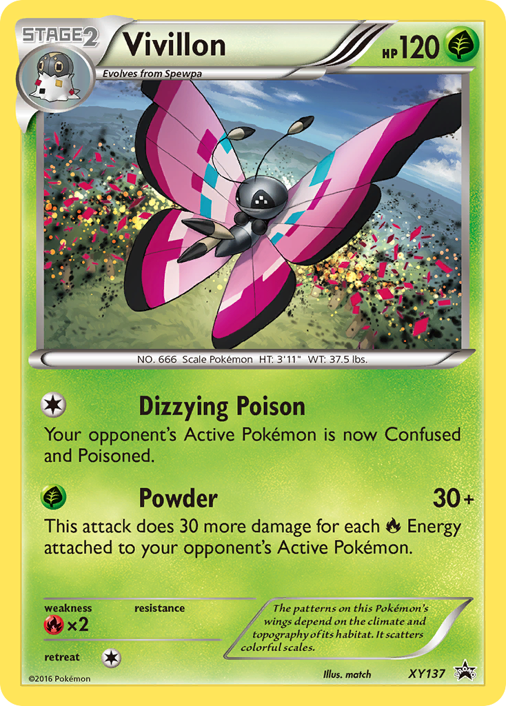 Vivillon (XY137) [XY: Black Star Promos] | Shuffle n Cut Hobbies & Games