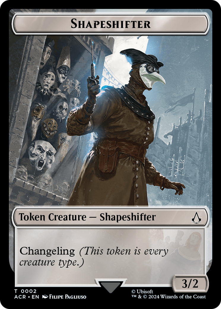 Shapeshifter Token [Assassin's Creed Tokens] | Shuffle n Cut Hobbies & Games