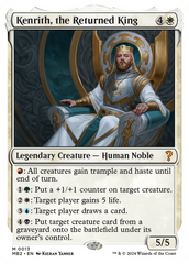 Kenrith, the Returned King (White Border) [Mystery Booster 2] | Shuffle n Cut Hobbies & Games