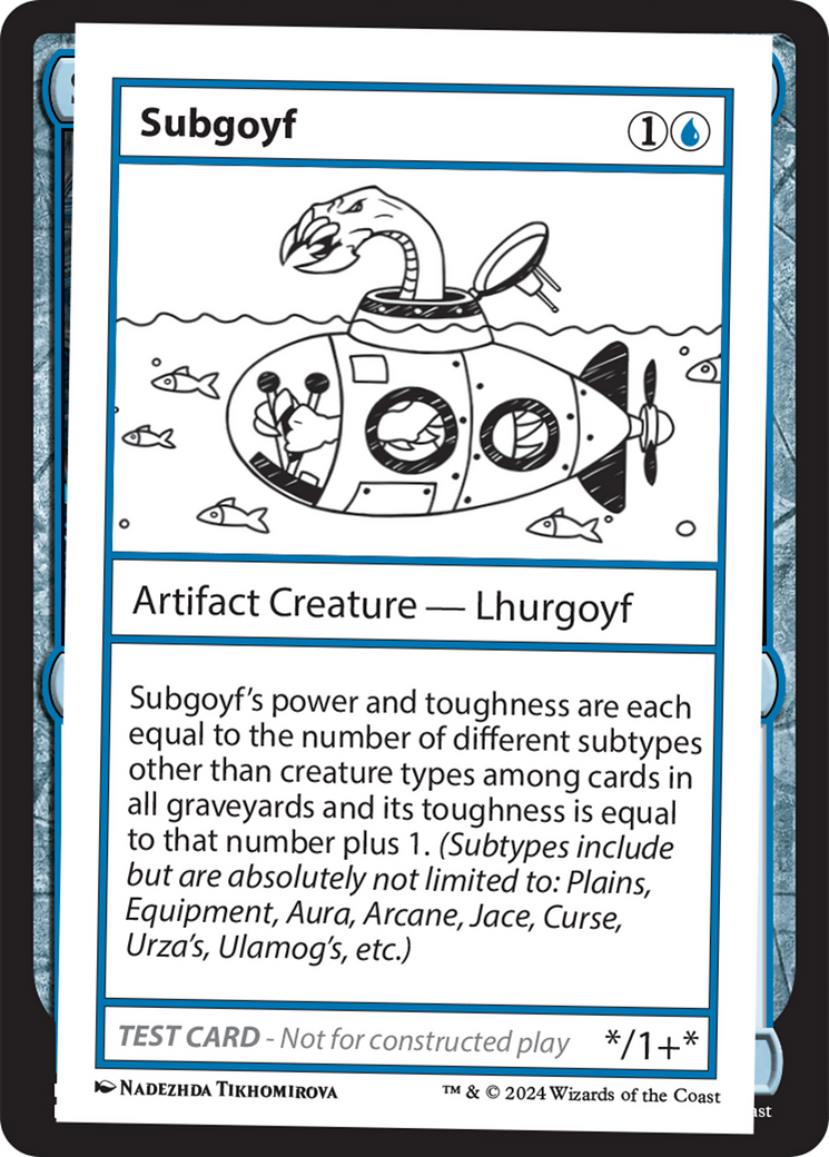 Subgoyf [Mystery Booster 2 Playtest Cards] | Shuffle n Cut Hobbies & Games