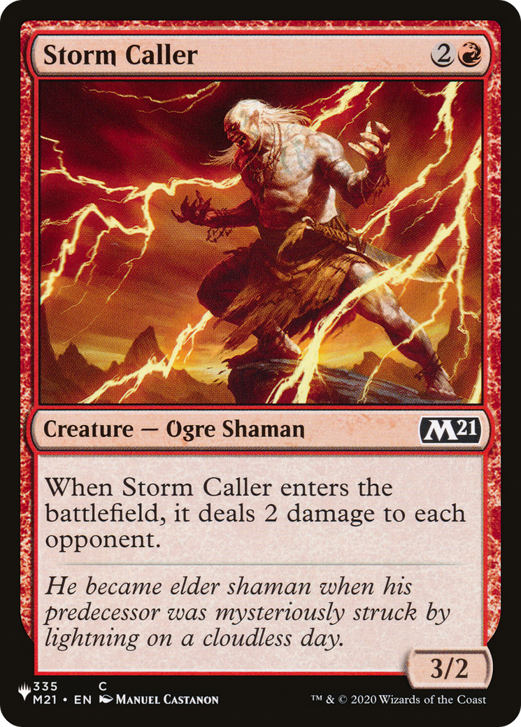 Storm Caller [The List] | Shuffle n Cut Hobbies & Games