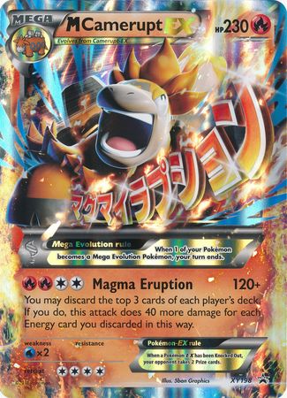 M Camerupt EX (XY198) (Jumbo Card) [XY: Black Star Promos] | Shuffle n Cut Hobbies & Games