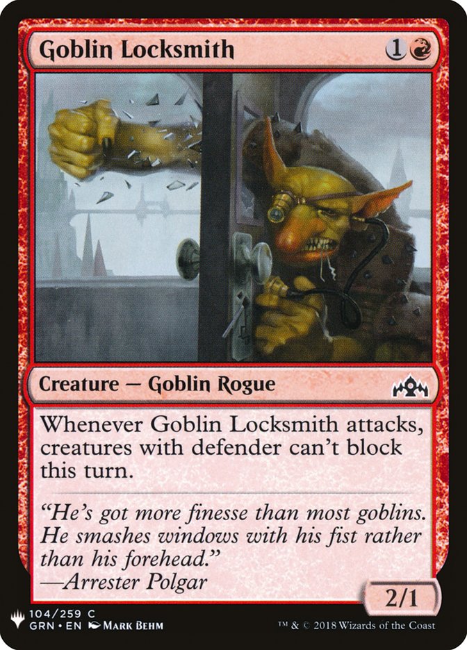 Goblin Locksmith [Mystery Booster] | Shuffle n Cut Hobbies & Games