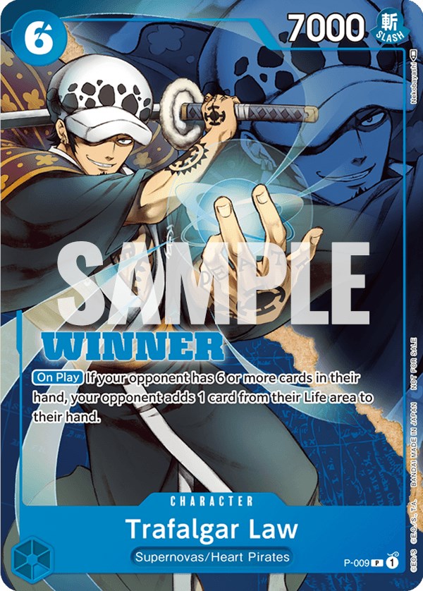 Trafalgar Law (P-009) (Winner Pack Vol. 1) [One Piece Promotion Cards] | Shuffle n Cut Hobbies & Games