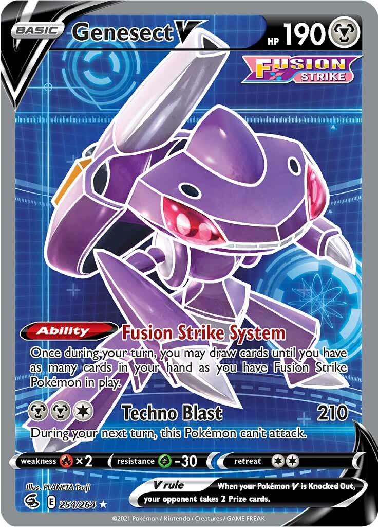 Genesect V (254/264) [Sword & Shield: Fusion Strike] | Shuffle n Cut Hobbies & Games