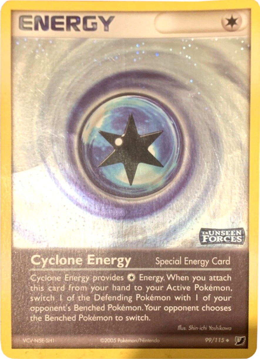 Cyclone Energy (99/115) (Stamped) [EX: Unseen Forces] | Shuffle n Cut Hobbies & Games