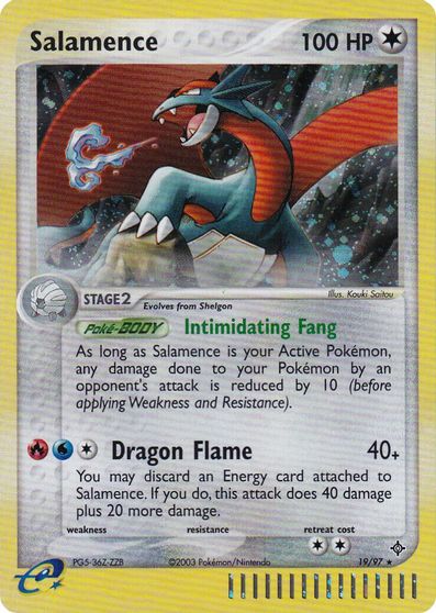 Salamence (19/97) (League Promo 2004) [League & Championship Cards] | Shuffle n Cut Hobbies & Games