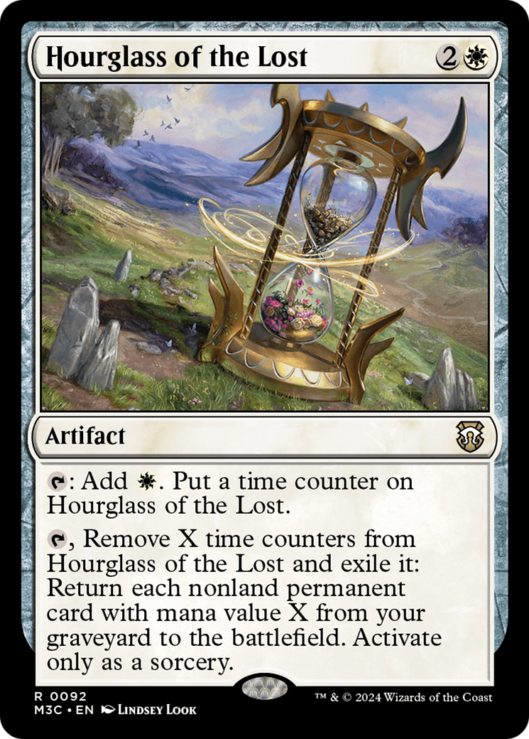 Hourglass of the Lost (Ripple Foil) [Modern Horizons 3 Commander] | Shuffle n Cut Hobbies & Games