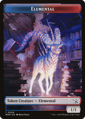 Elemental (09) // Spirit (13) Double-Sided Token [March of the Machine Tokens] | Shuffle n Cut Hobbies & Games