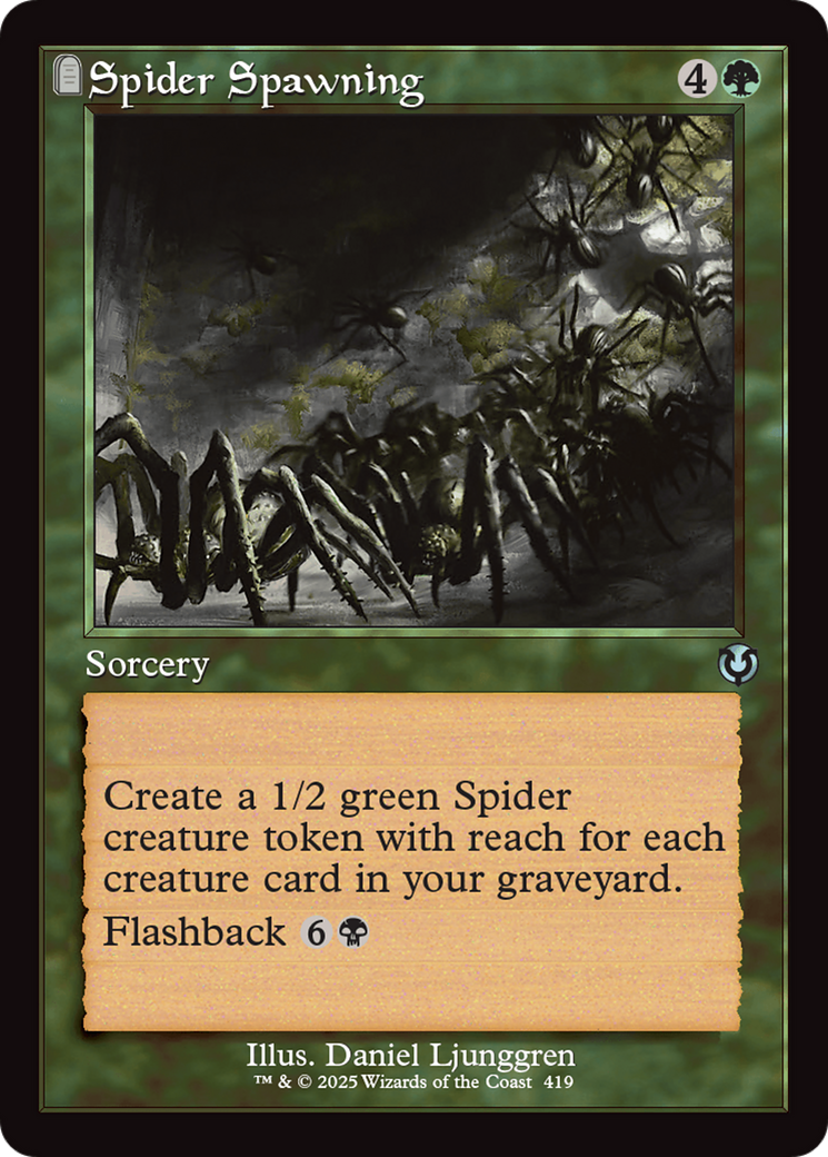 Spider Spawning (Retro Frame) [Innistrad Remastered] | Shuffle n Cut Hobbies & Games