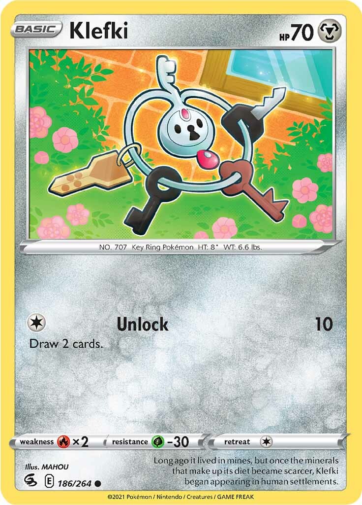 Klefki (186/264) [Sword & Shield: Fusion Strike] | Shuffle n Cut Hobbies & Games