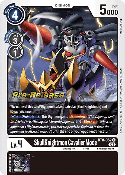 SkullKnightmon: Cavalier Mode [BT8-062] [New Awakening Pre-Release Cards] | Shuffle n Cut Hobbies & Games