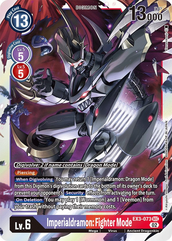 Imperialdramon: Fighter Mode [EX3-073] [Draconic Roar] | Shuffle n Cut Hobbies & Games