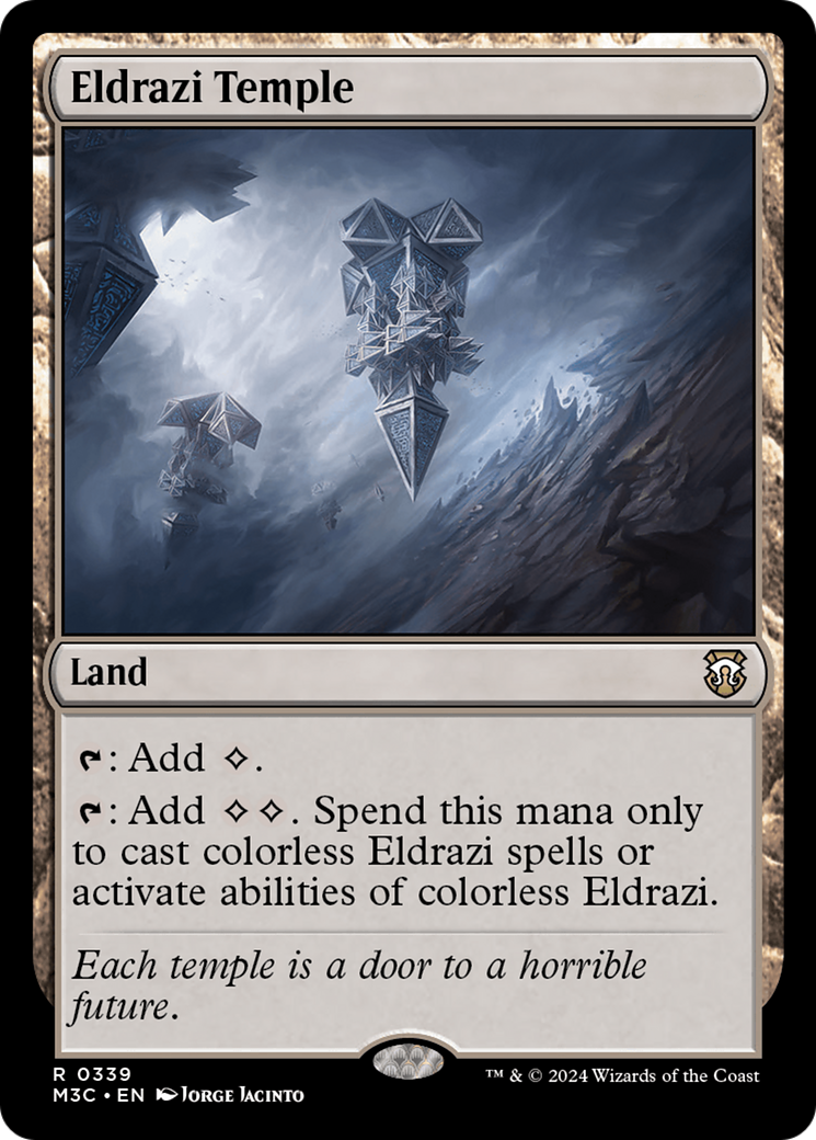 Eldrazi Temple (Ripple Foil) [Modern Horizons 3 Commander] | Shuffle n Cut Hobbies & Games