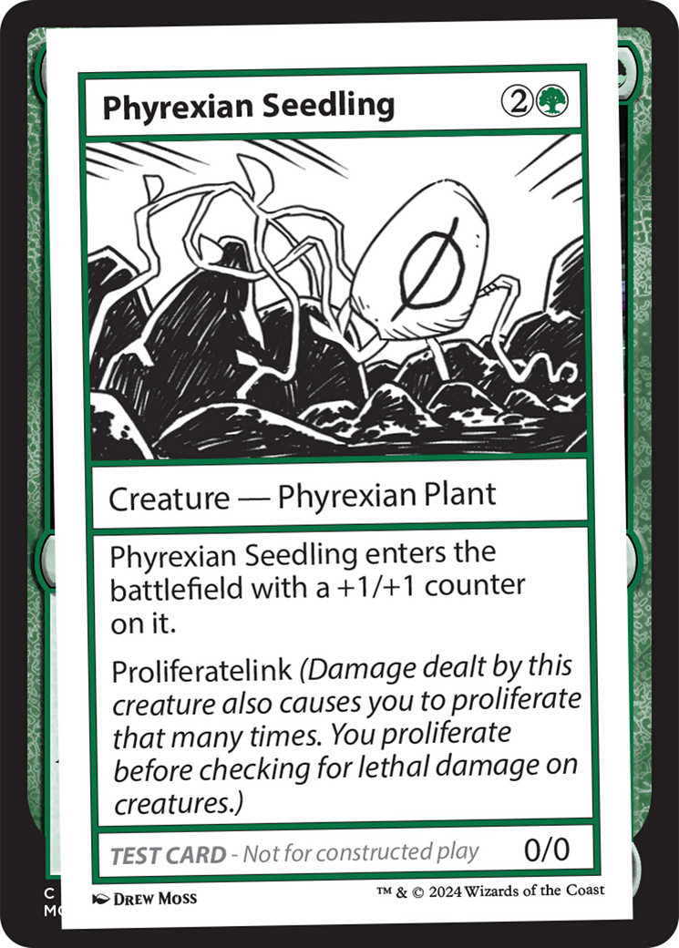 Phyrexian Seedling [Mystery Booster 2 Playtest Cards] | Shuffle n Cut Hobbies & Games