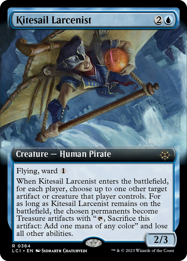 Kitesail Larcenist (Extended Art) [The Lost Caverns of Ixalan] | Shuffle n Cut Hobbies & Games