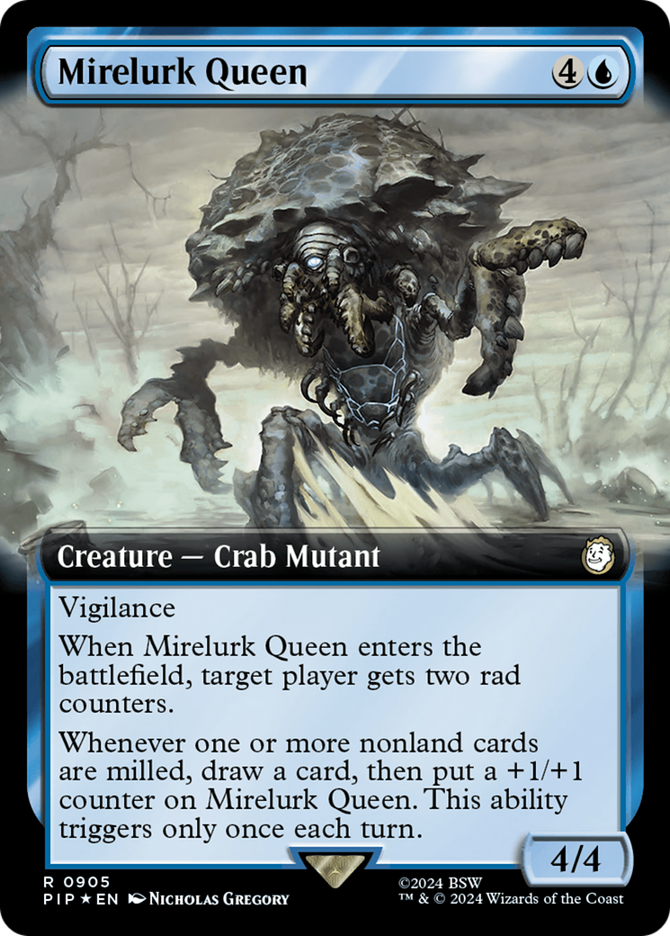 Mirelurk Queen (Extended Art) (Surge Foil) [Fallout] | Shuffle n Cut Hobbies & Games