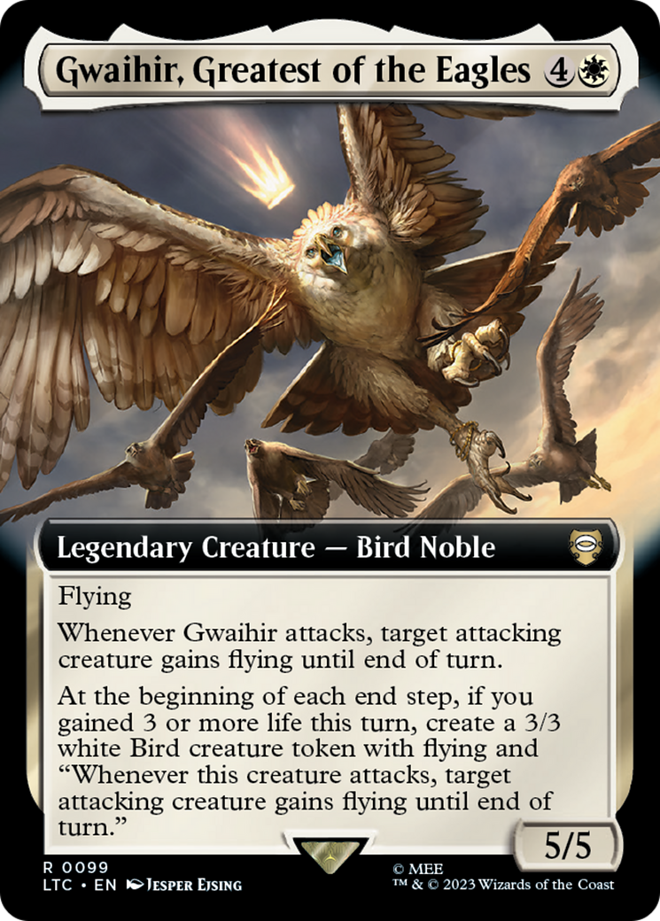 Gwaihir, Greatest of the Eagles (Extended Art) [The Lord of the Rings: Tales of Middle-Earth Commander] | Shuffle n Cut Hobbies & Games