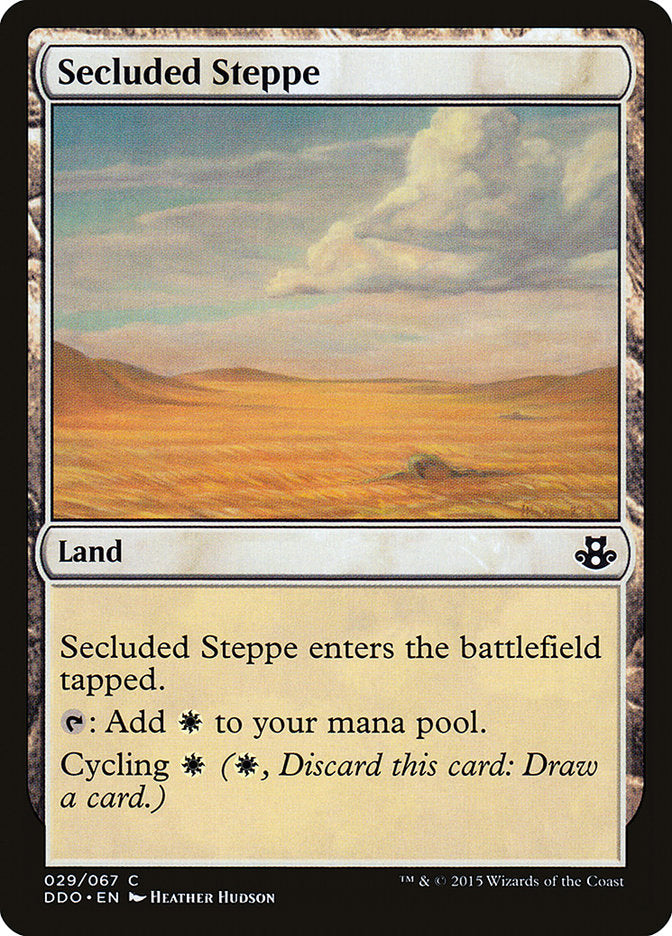 Secluded Steppe [Duel Decks: Elspeth vs. Kiora] | Shuffle n Cut Hobbies & Games