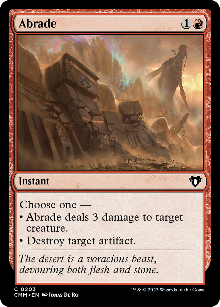 Abrade [Commander Masters] | Shuffle n Cut Hobbies & Games