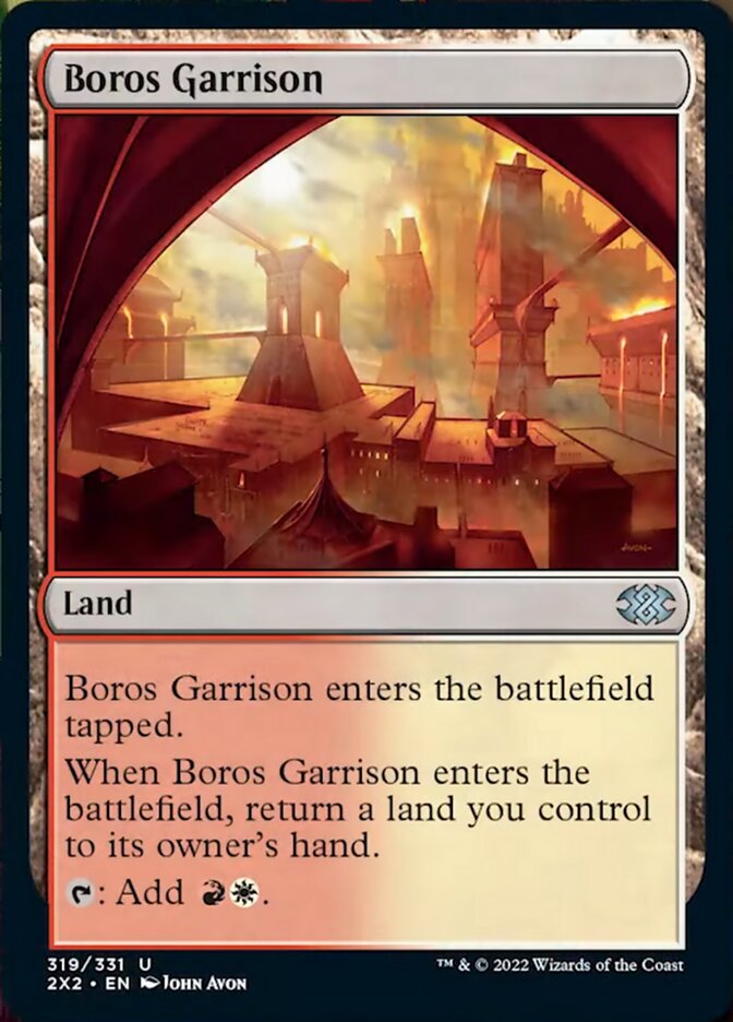 Boros Garrison [Double Masters 2022] | Shuffle n Cut Hobbies & Games