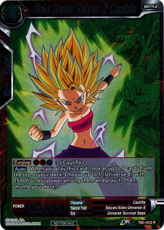 Bold Super Saiyan 2 Caulifla (Event Pack 2 - 2018) (TB1-012) [Promotion Cards] | Shuffle n Cut Hobbies & Games