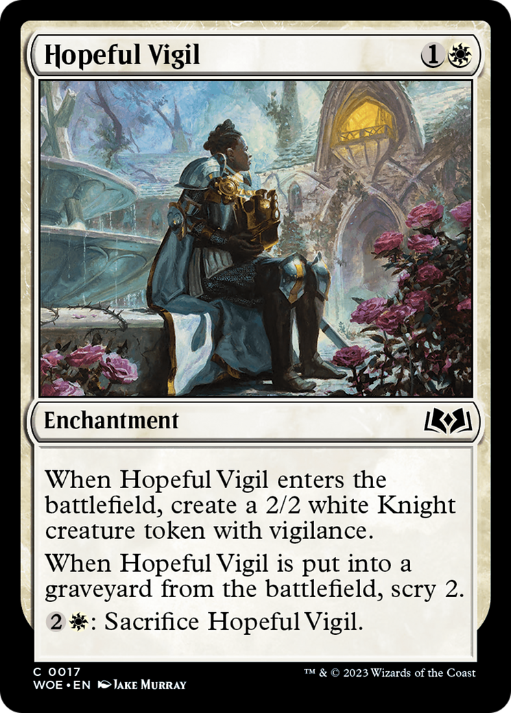 Hopeful Vigil [Wilds of Eldraine] | Shuffle n Cut Hobbies & Games