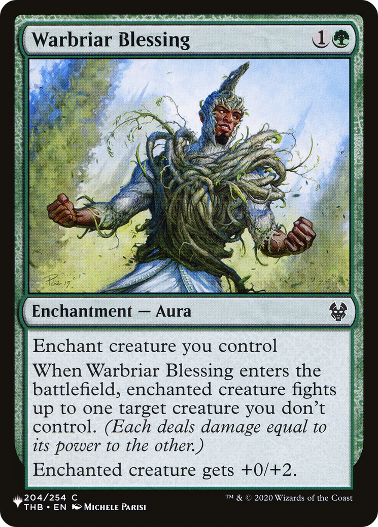 Warbriar Blessing [The List] | Shuffle n Cut Hobbies & Games