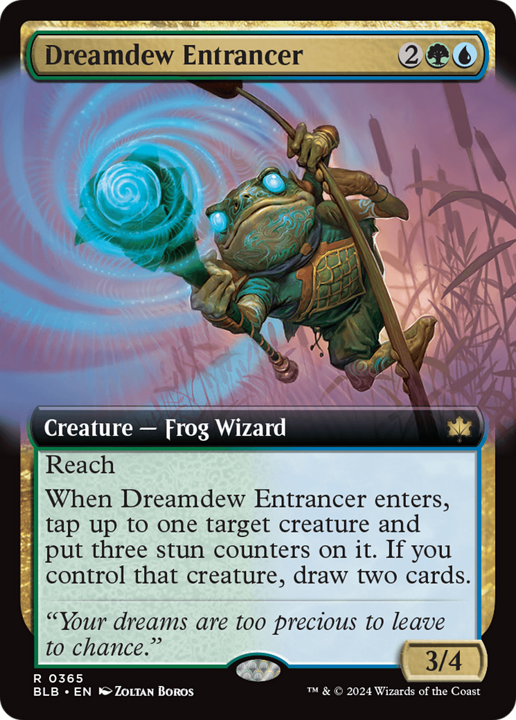 Dreamdew Entrancer (Extended Art) [Bloomburrow] | Shuffle n Cut Hobbies & Games