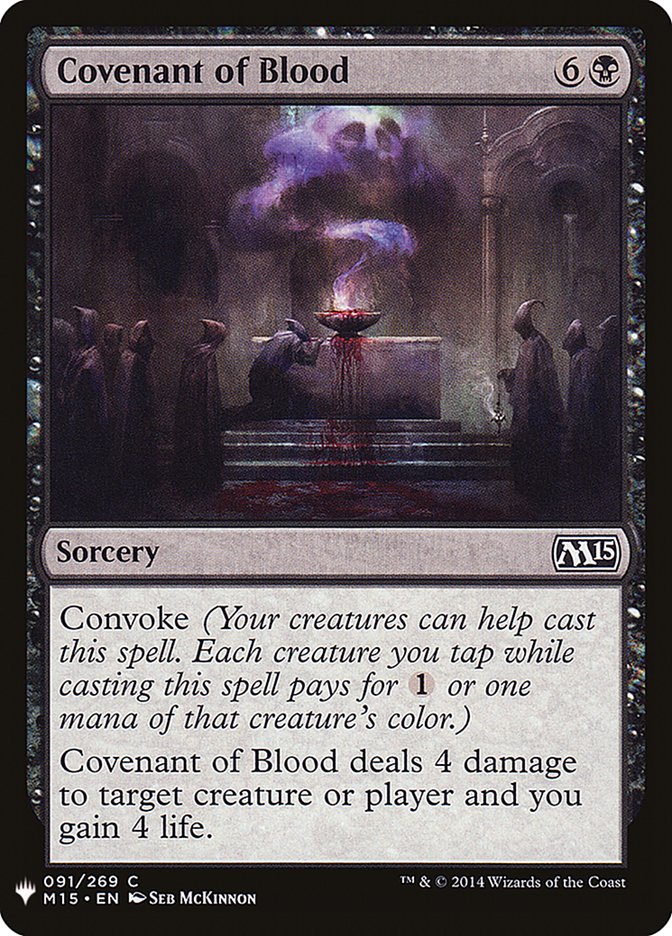 Covenant of Blood [Mystery Booster] | Shuffle n Cut Hobbies & Games