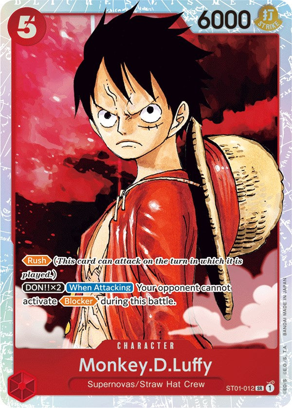 Monkey.D.Luffy (012) [Starter Deck: Straw Hat Crew] | Shuffle n Cut Hobbies & Games