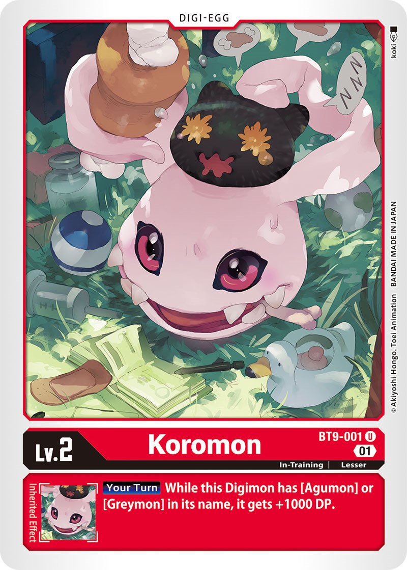 Koromon [BT9-001] [X Record] | Shuffle n Cut Hobbies & Games