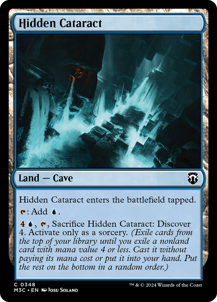 Hidden Cataract (Ripple Foil) [Modern Horizons 3 Commander] | Shuffle n Cut Hobbies & Games