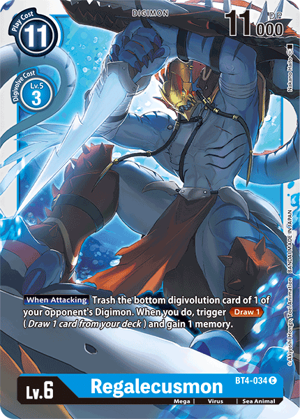 Regalecusmon [BT4-034] [Great Legend] | Shuffle n Cut Hobbies & Games