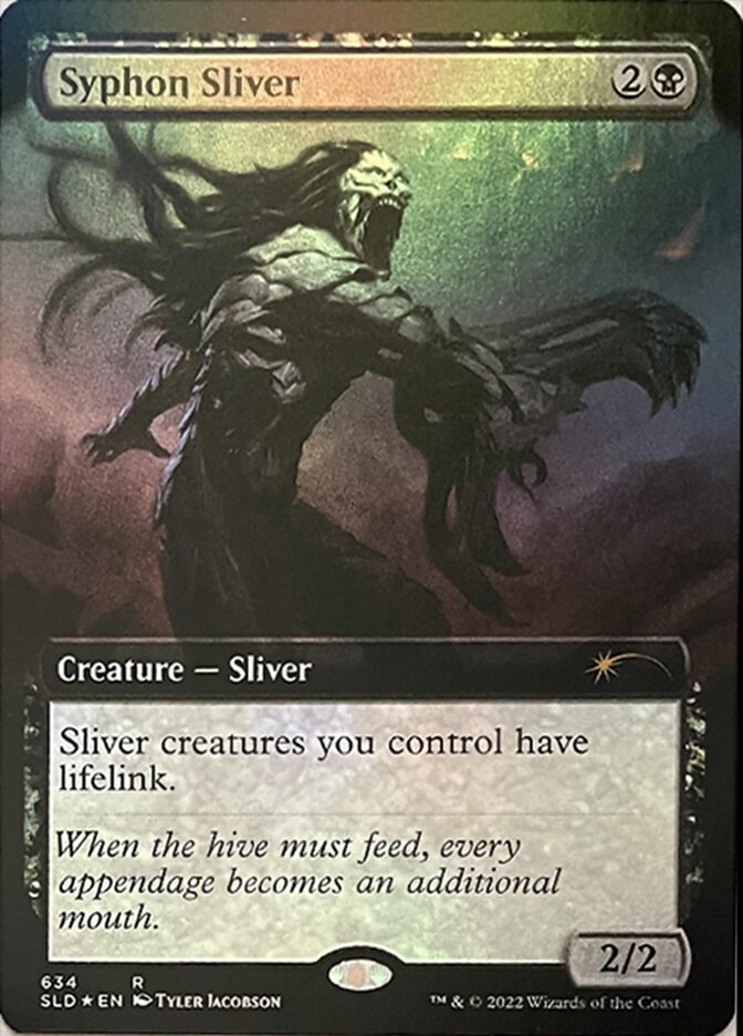 Syphon Sliver (Extended Art) [Secret Lair Drop Promos] | Shuffle n Cut Hobbies & Games