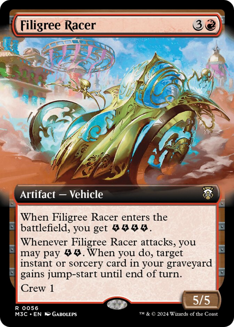 Filigree Racer (Extended Art) [Modern Horizons 3 Commander] | Shuffle n Cut Hobbies & Games