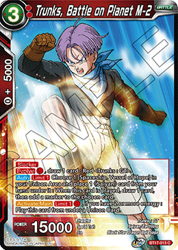 Trunks, Battle on Planet M-2 (BT17-013) [Ultimate Squad] | Shuffle n Cut Hobbies & Games