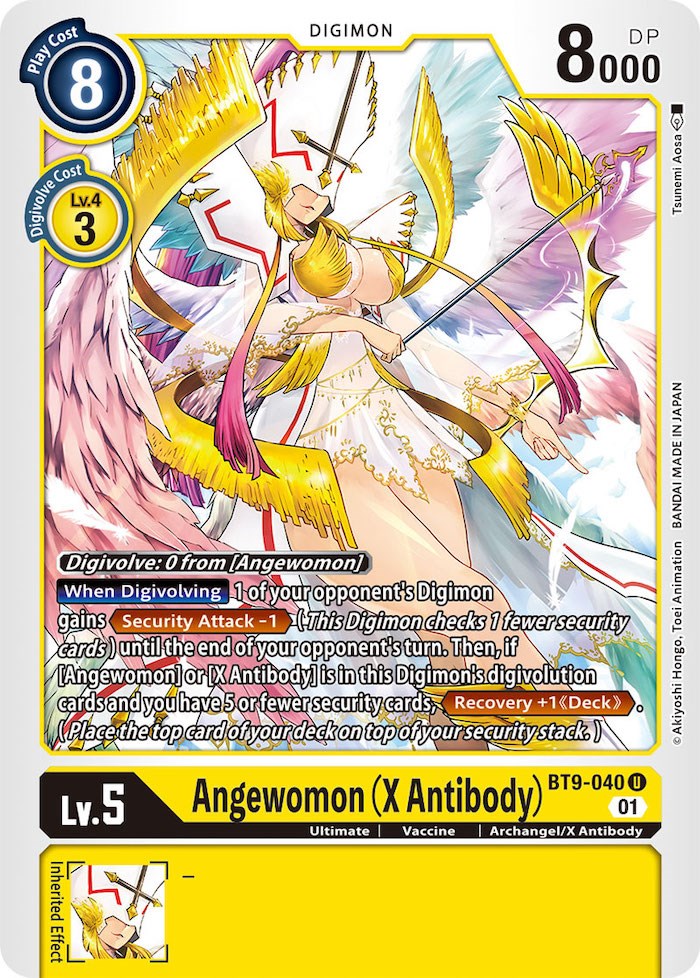 Angewomon (X Antibody) [BT9-040] [X Record] | Shuffle n Cut Hobbies & Games