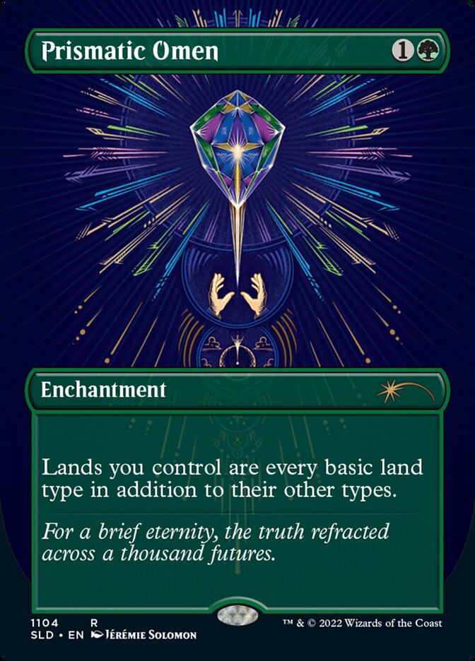 Prismatic Omen (Borderless) [Secret Lair Drop Series] | Shuffle n Cut Hobbies & Games