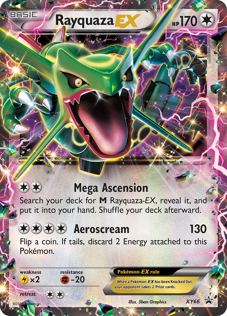 Rayquaza EX (XY66) [XY: Black Star Promos] | Shuffle n Cut Hobbies & Games