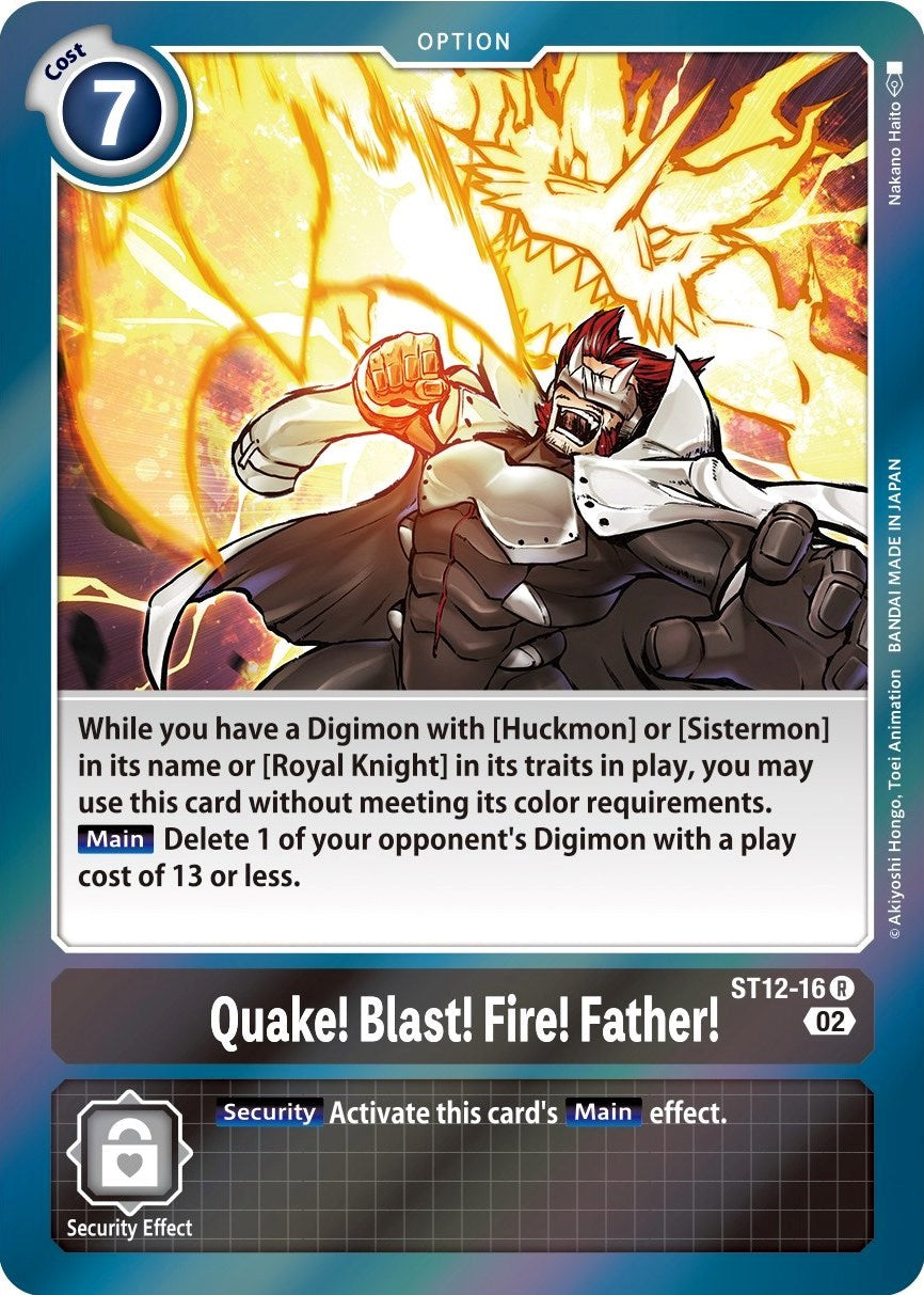 Quake! Blast! Fire! Father! [ST12-16] [Starter Deck: Jesmon] | Shuffle n Cut Hobbies & Games