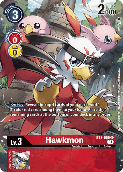 Hawkmon [BT8-009] (Alternate Art) [New Awakening] | Shuffle n Cut Hobbies & Games