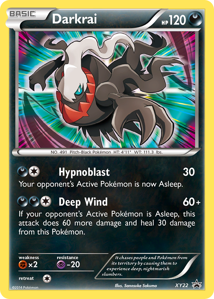 Darkrai (XY22) [XY: Black Star Promos] | Shuffle n Cut Hobbies & Games