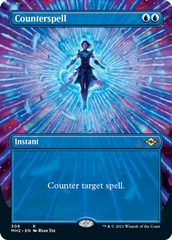 Counterspell (Borderless Alternate Art) [Modern Horizons 2] | Shuffle n Cut Hobbies & Games