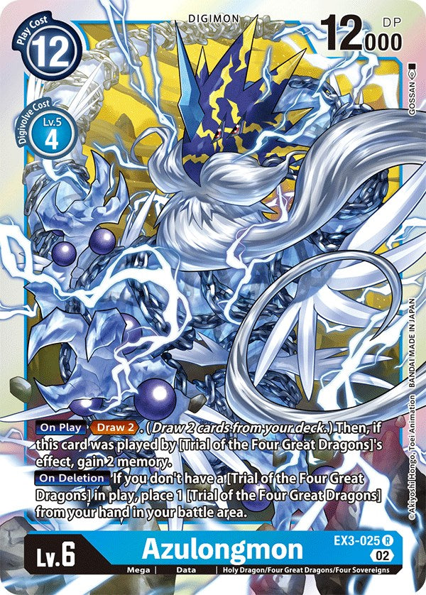 Azulongmon [EX3-025] [Draconic Roar] | Shuffle n Cut Hobbies & Games